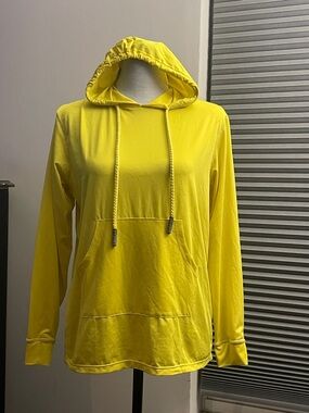 Ingear Yellow Performance Hoodie with Reflective Logo